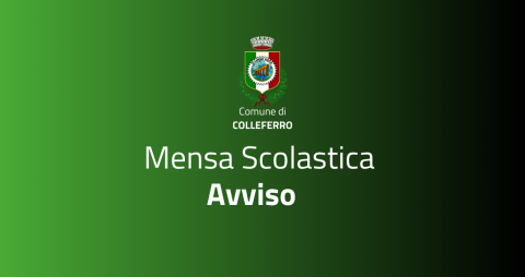 Avviso mensa Avviso mensa