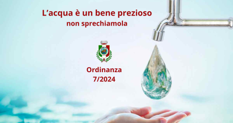Divieto uso improprio acqua Divieto uso improprio acqua