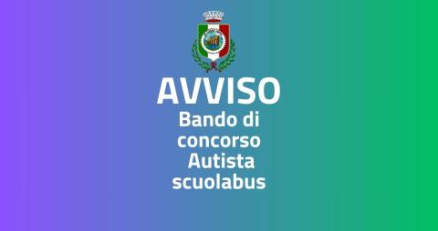 Concorso autisti scuolabus