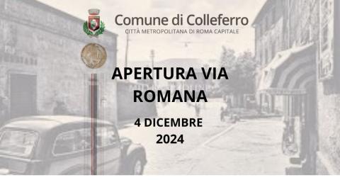 Apertura Via Romana