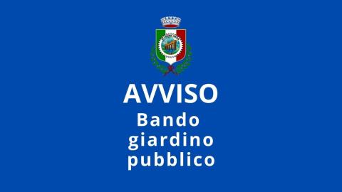 Bando giardino pubblico