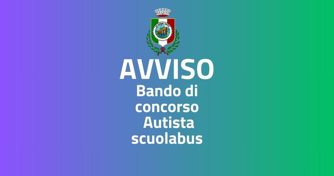 Concorso autisti scuolabus