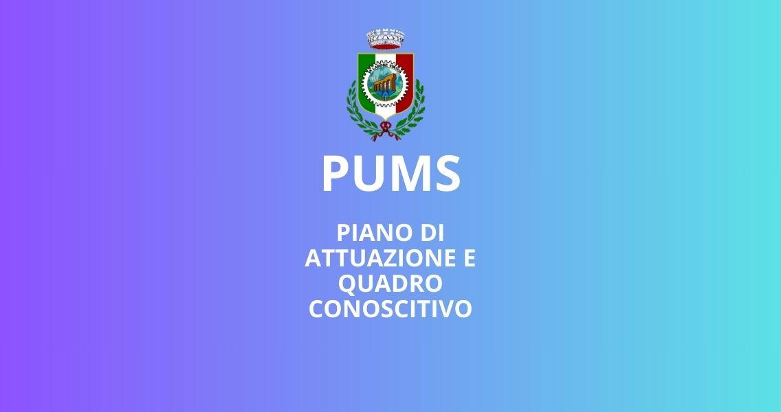 PUMS Piano di attuazione e quadro conoscitivo