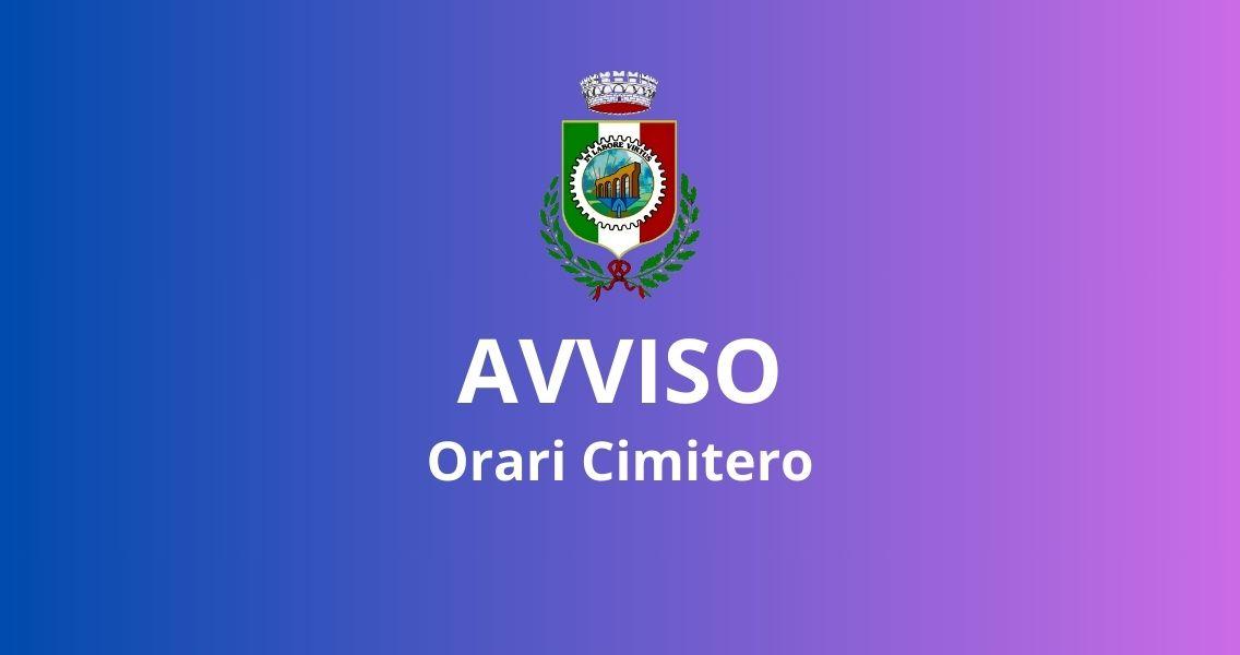 Orari cimitero Pasqua