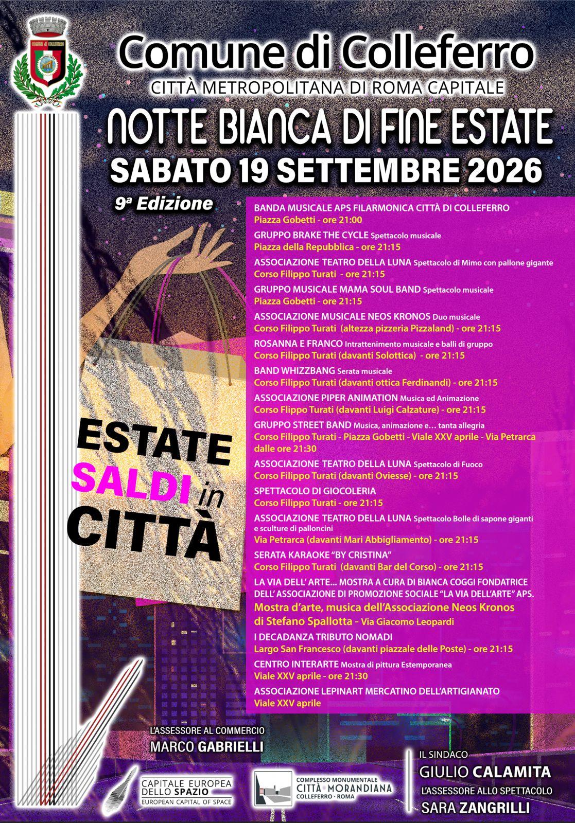 notte bianca 2026